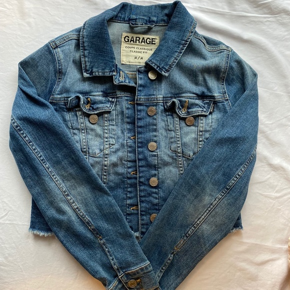 Garage Cropped Jean Jacket - Picture 2 of 4